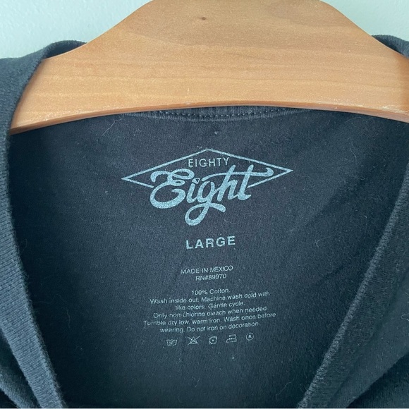 Eighty Eight GOAT Tshirt Tee Black Gold Mens Size Large - Picture 5 of 5